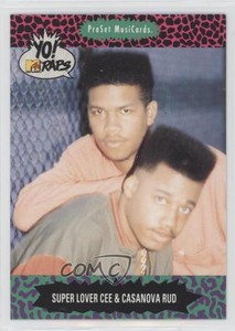 1991 Pro Set MusiCards Yo! MTV Raps Super Lover Cee & Casanova Rud #75 1qy