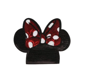 Patch con applicazioni paillettes tema Disney Iron-On 8,7x8 - Mini cappello topolino - Foto 1 di 3