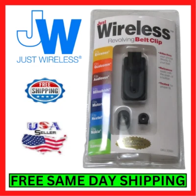 Just Wireless Belt Clip For Cell Phones Carry Case Samsung Nokia Motorola EZ Set - Image 1 of 4