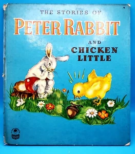 Vtg. A Cozy Corner Book "The Stories of Peter Rabbit and Chicken Little" Book - Imagen 1 de 11