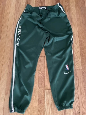 Nike NBA Milwaukee Bucks #25 Serge Ibaka Player Issued Game Pants 2XLT Cover