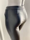 Black Only Polyurethane Leather Look Leggings Trousers Skinny Xs Uk 8