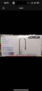 Kohler Vind 1PR33911-VS-AB Single Hole Pull-down Kitchen Faucet-Stainless ~USED - Picture 1 of 6