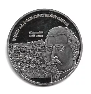 Alexandru Ioan Cuza - 150 JAHRE SEIT DEM TOD - BEWEISMEDAILLE - 0,999 Silber, 10,37 g - Bild 1 von 3