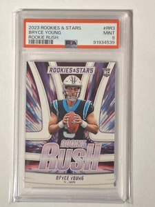 2023 Panini Rookies & Stars - Rookie Rush #RR-3 Bryce Young (RC) PSA 9 - Picture 1 of 2