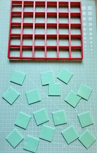 Grid Cutter Multi Square Sharp Edge Cookie Fondant Cutter Minecraft cakes - Picture 1 of 2