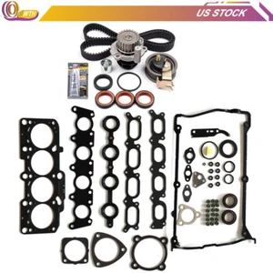 TIMING BELT WATER PUMP & HEAD GASKET SET FOR 00-06 VOLKSWAGEN BEETLE AUDI 1.8L - Picture 1 of 24