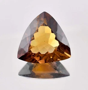Ametrina Bolivia naturale impeccabile 7 x 7 bicolore gemme non trattate certificate GIT - Foto 1 di 6