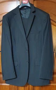Herren Anzug 80% Schurwolle 20% Viskose schwarz in Gr.: 106/54-XL Hochwertig Neu - Bild 1 von 9