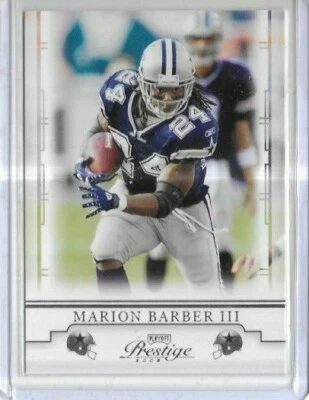 2008 Playoff Prestige #28 Marion Barber Dallas Cowboys - Image 1 of 2