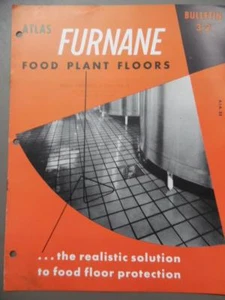 1952 Furnane Food Plant Flooring Architectural Catalog Atlas Mineral Products Co - Picture 1 of 6