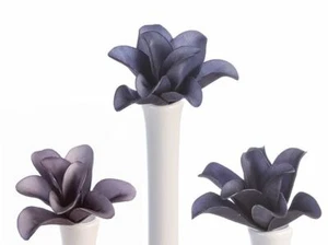 38310 Deko Blume Foam Flower Blüte Modena Ø 15cm Höhe 18cm violett 3fach - Bild 1 von 1