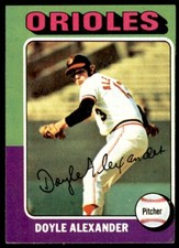 1975 Topps Doyle Alexander Baltimore Orioles #491