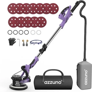 AZZUNO Drywall Sander 12A Vacuum Dust Collector 5-Speed LED Extendable - NIB - Picture 1 of 7