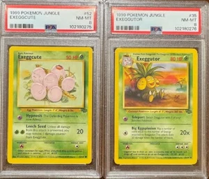 SEQUENTIAL PSA 8 EXEGGUTE 52 EXEGGCUTOR 35 JUNGLE NM MINT POKEMON - Picture 1 of 2