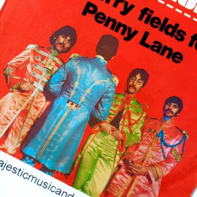 RARE PAUL IS DEAD COVER THE BEATLES STRAWBERRY FIELDS PENNY LANE 7" VINYL 45 — 第 1/4 张图片