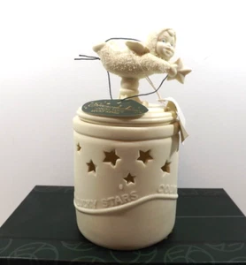 Snowbabies- Dept 56  "Count your Lucky Stars" Candle Jar  2001 - Picture 1 of 9