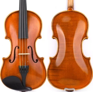 Violín estilo Stradivari avanzado M20+ 1/4 una pieza madera europea limpia tono dulce - Imagen 1 de 13