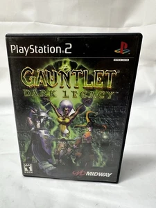 Gauntlet: Dark Legacy (Sony PlayStation 2, 2001) CIB, Reg Card, Black Label, PS2 - Foto 1 di 5