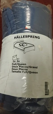 IKEA Hallespring одеяло комплект, полный/королева, темно-синий, 30449606, новый - Изображение 1 из 2