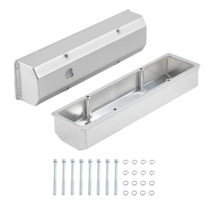 Pair Engine Valve Covers for Chevy SBC 283 302 305 327 350 383 400 6351 - Picture 1 of 18