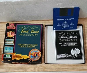 Trivial Pursuit Commodore Amiga The Hit Squad Untested Good Cond FREE Shipping  - Afbeelding 1 van 2