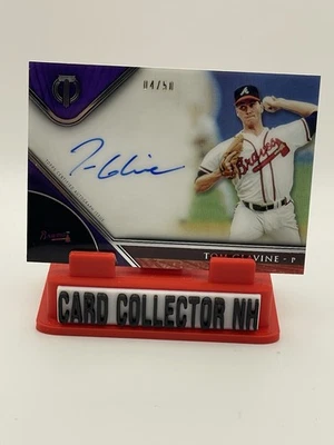 2017 Topps Tribute Auto Tom Glavine Autograph 4/50 - Image 1 of 3
