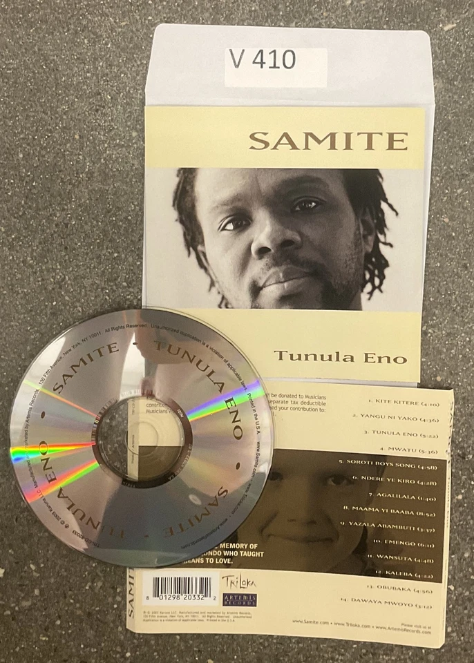 Tunula Eno by Samite (CD, 2003) No Case #V410 Foto 1 de 1
