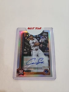 2025 Topps Chrome Cam Smith #RA-CAM RC Refractor Auto 499/499 Astros ZP - Bild 1 von 3