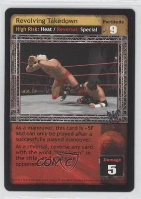 2004 WWE Raw Deal Trading Card Game Expansion 13: Vengeance Revolving Takedown - Image 1 of 2