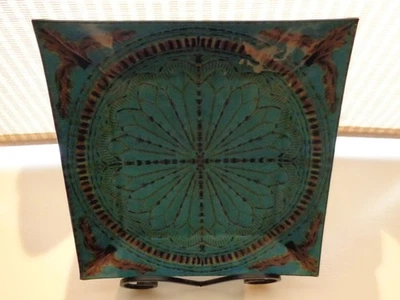 Decorative tray square 15 inches - Image 1 of 4