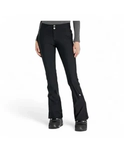 Obermeyer The Bond Pant Pantaloni Donna 6S Corti Nero Softshell Sci Neve - Foto 1 di 3
