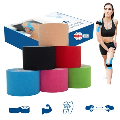 Kinesiotapes Kinesiology Tapes 6 Rolls Mixing Set - Waterproof Tapes - Sports - Image 1 of 4