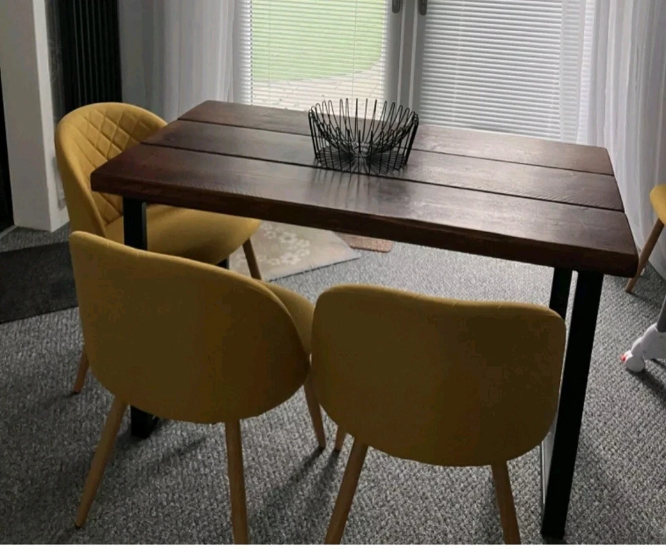 Wooden Dining Table and Chairs Delivery Take UPTO 7 To 10 DAYS  - Image 1 of 1
