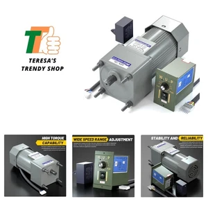 Reversible Gear Motor with 250W Power & 135 RPM Variable Speed Control - 110V - Picture 1 of 11