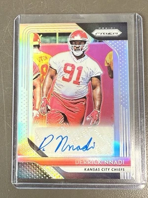 2018 Prizm Derrick Nnadi #RA-DN Silver Prizm Auto - Image 1 of 2