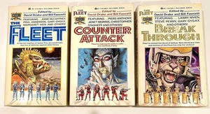 The Fleet Book #1, 2, 3 David Drake (Editor) Paperback 1st Edition Ace sci-fi - Foto 1 di 3