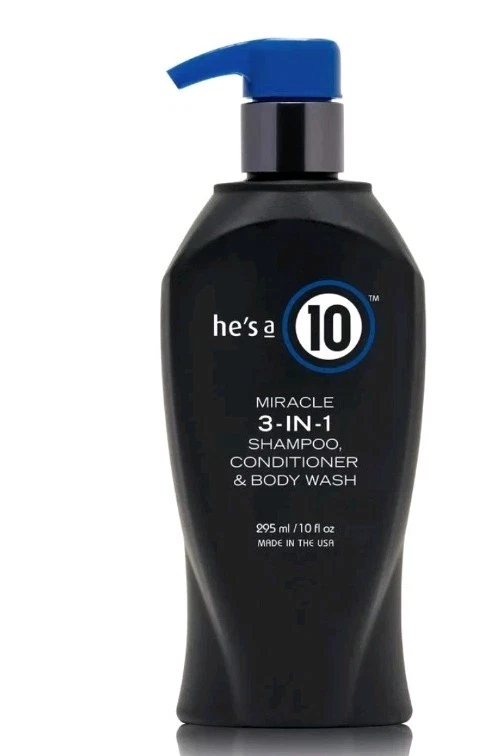 He Is a 10 3-In-1 by Its A 10 for Men-10 oz Shampoo,Conditioner & Body Wash - Image 1 of 1