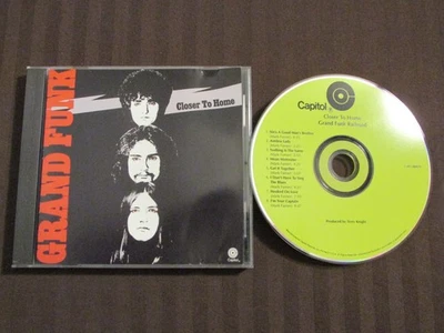 GRAND FUNK RAILROAD CLOSER TO HOME CD CAPITOL CDP 548429 "I'M YOUR CAPTAIN" OOP - Image 1 of 4