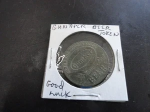 Gunther Beer Good Luck Token - Picture 1 of 2