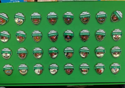 32pcs Paris 2024 Olympic Pins Set - Image 1 of 4