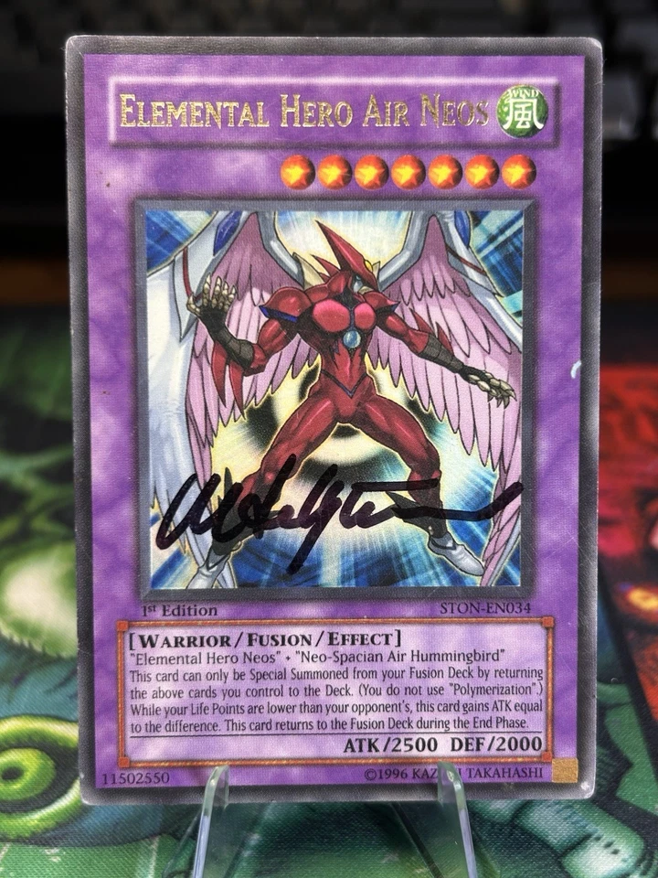 Elemental Hero Air Neos STON-EN034 Strike of Neos 1st Edition - Image 1 of 4