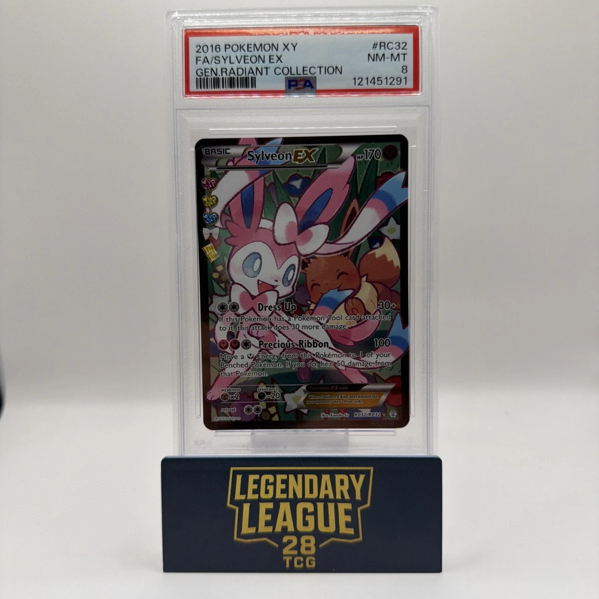 Sylveon Pokémon TCG Professional Sports Authenticator (PSA