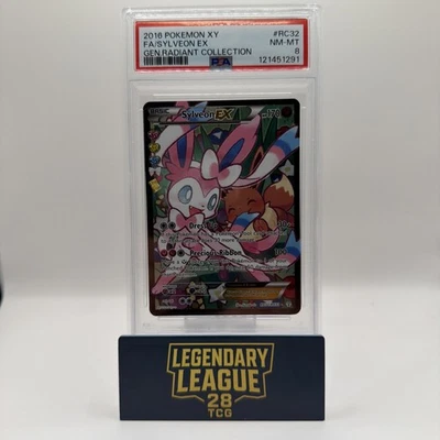 Pokémon XY Generations Radiant Coll 2016 #RC32 arte completo/Sylveon ex PSA 9 Foto 1 de 4