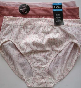 Bali One Smooth U Ultra Light Hi-Cut Pantie 3 Pack Style DFMEH3 Size 2XL 9 NWT - Picture 1 of 9