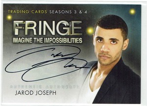 Fringe Seasons 3 & 4 Cryptozoic Autograph A13 Jarod Joseph as FBI Agent Tim Auto