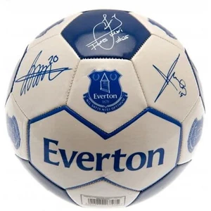 Everton FC Spieler Signature Größe 5 Fußball - blau