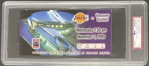 Boleto 3 de noviembre de 1999 Lakers v Grizzlies 1er juego de Laker en Staples Center PSA 5 LEER - Imagen 1 de 2