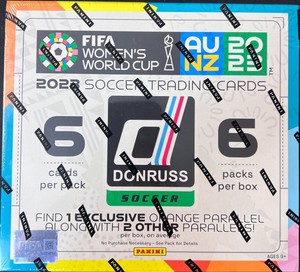 2023 Donruss FIFA Women's World Cup Soccer Factory Sealed Hobby Blaster Box
