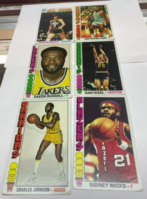 1976-77 Topps #130-Pete Maravich-First Team All-Star-New Orleans Jazz - Image 1 of 4